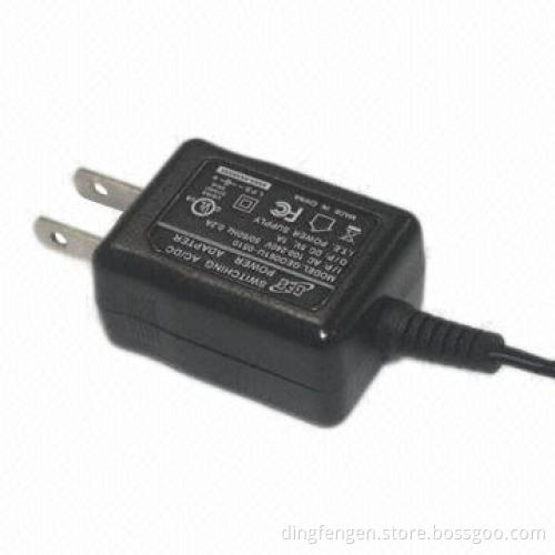Plug-in AC adapter, US plug for USA and Japan market, UL, FCC, PSE approved